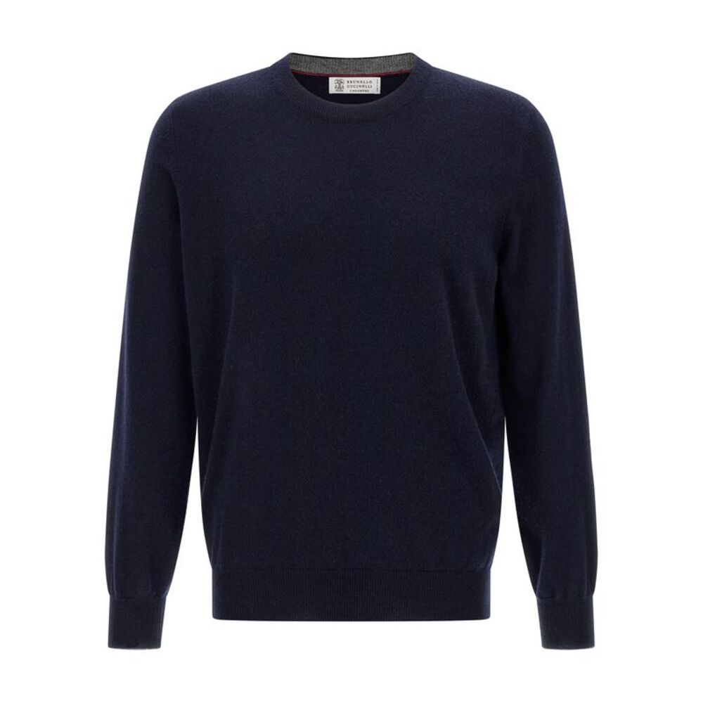 Brunello Cucinelli Blue Cashmere Men's Cardigan